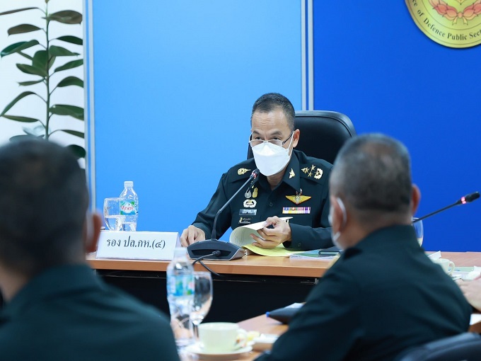พล.อ.สนิธชนก สังขจันทร์ รองปลัดกระทรวงกลาโหม ตรวจเยี่ยม และรับฟังการบรรยายสรุปภารกิจ การปฏิบัติงานของสำนักพัฒนาระบบราชการกลาโหม