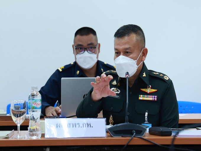 พล.อ.สนิธชนก สังขจันทร์ รองปลัดกระทรวงกลาโหม ตรวจเยี่ยม และรับฟังการบรรยายสรุปภารกิจ การปฏิบัติงานของสำนักพัฒนาระบบราชการกลาโหม