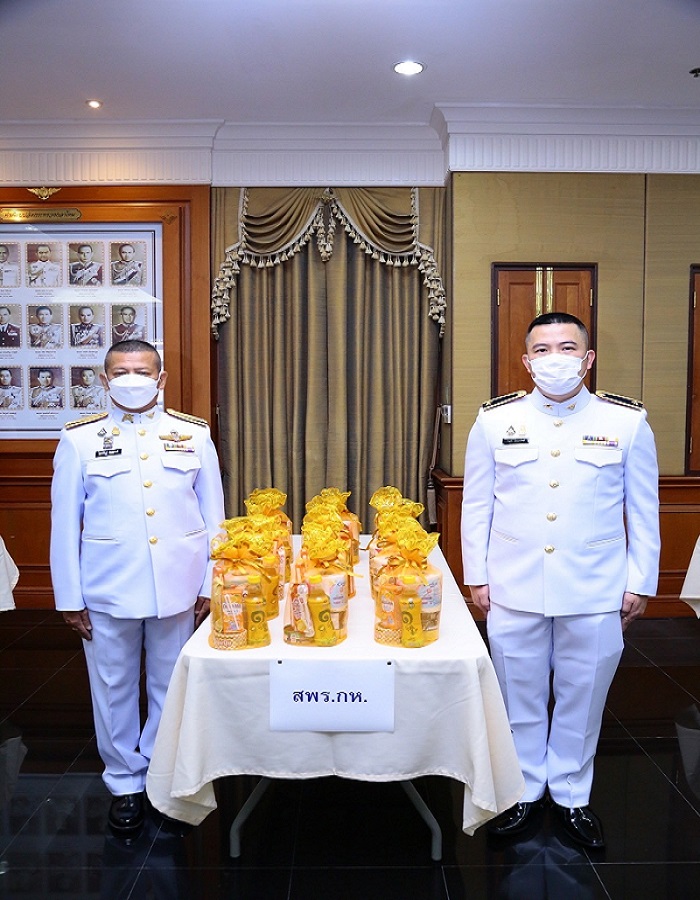 พล.ท.สุรศักดิ์ วรรณสมบูรณ์ ผอ.สพร.กห. พร้อมด้วยกำลังพล สพร.กห. เข้าร่วมกิจกรรมเฉลิมพระเกียรติเนื่องในโอกาสวันเฉลิมพระชนมพรรษาสมเด็จพระนางเจ้าฯ พระบรมราชินี (3 มิ.ย.65)