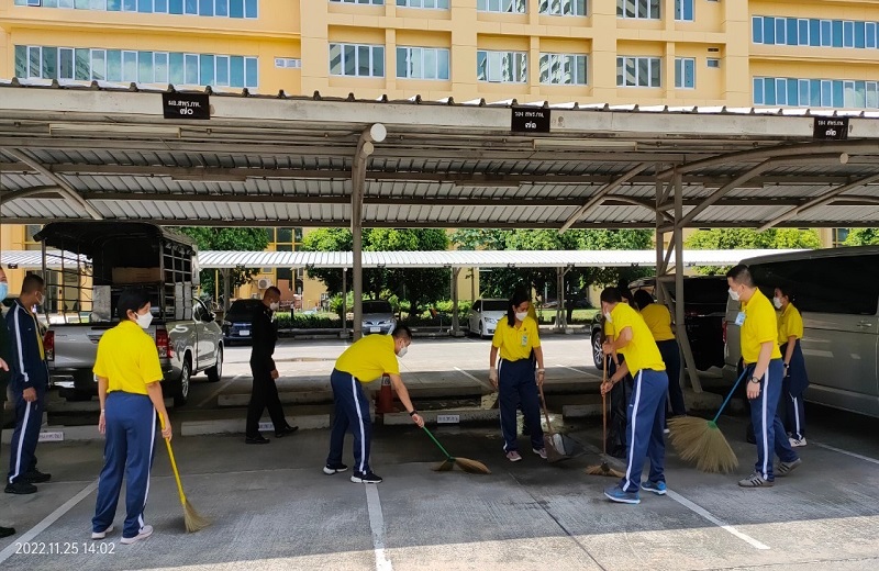สพร.กห. ได้จัดกิจกรรม ทำความสะอาดใหญ่ (Big Cleaning Day) เนื่องในวันคล้าย วันพระบรมราชสมภพ พระบาทสมเด็จพระบรมชนกาธิเบศร มหาภูมิพลอดุลยเดชมหาราช บรมนาถบพิตร (5 ธ.ค. 65)