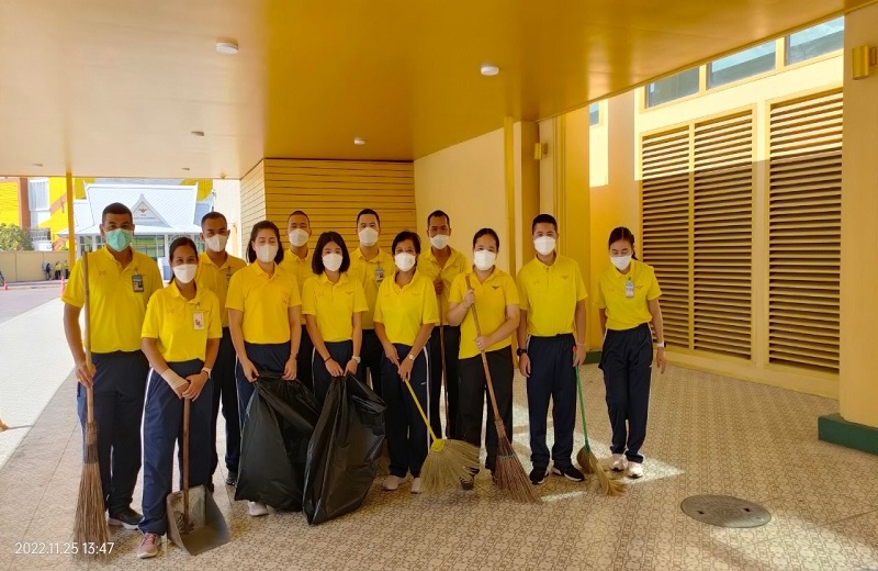 สพร.กห. ได้จัดกิจกรรม ทำความสะอาดใหญ่ (Big Cleaning Day) เนื่องในวันคล้าย วันพระบรมราชสมภพ พระบาทสมเด็จพระบรมชนกาธิเบศร มหาภูมิพลอดุลยเดชมหาราช บรมนาถบพิตร (5 ธ.ค. 65)