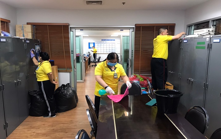 สพร.กห.big cleaning day ต้าน covid-19