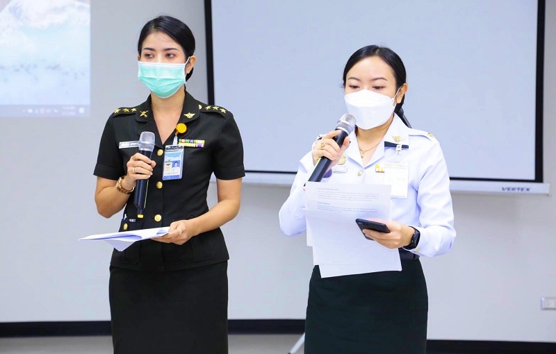 พ.อ.หญิง นันทกา ธรณีนิติญาณ ผอ.กสพร.สพร.กห. บรรยาย PMQA 4.0 ให้กับการอบรมหลักสูตรเจ้าหน้าที่งบประมาณของ นขต.สป.