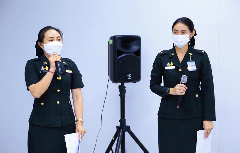 พ.อ.หญิง นันทกา ธรณีนิติญาณ ผอ.กสพร.สพร.กห. บรรยาย PMQA 4.0 ให้กับการอบรมหลักสูตรเจ้าหน้าที่งบประมาณของ นขต.สป.