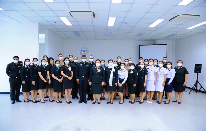 พ.อ.หญิง นันทกา ธรณีนิติญาณ ผอ.กสพร.สพร.กห. บรรยาย PMQA 4.0 ให้กับการอบรมหลักสูตรเจ้าหน้าที่งบประมาณของ นขต.สป.